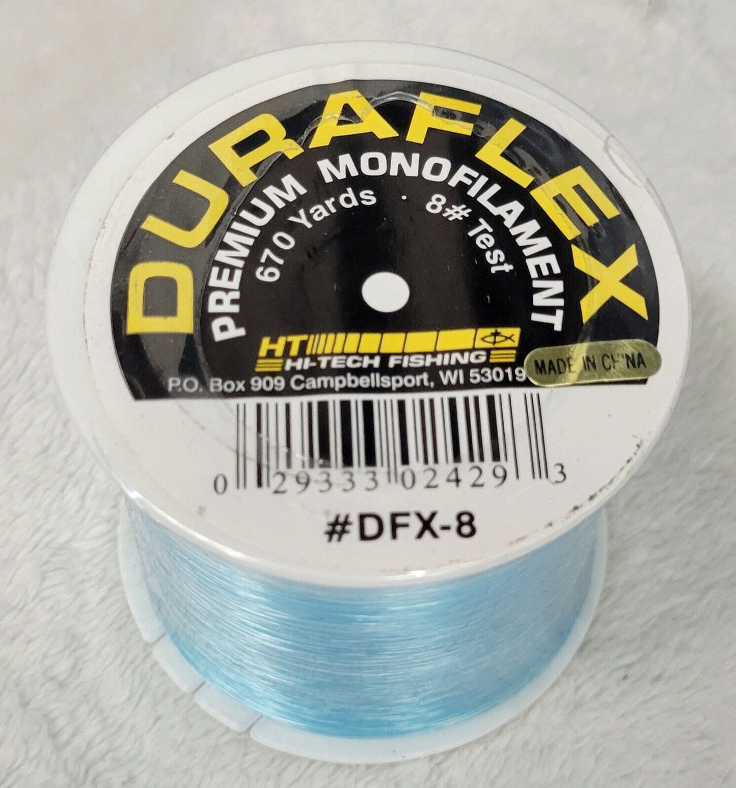 HT Duraflex Premium Clear Blue Monofilament Fishing Line