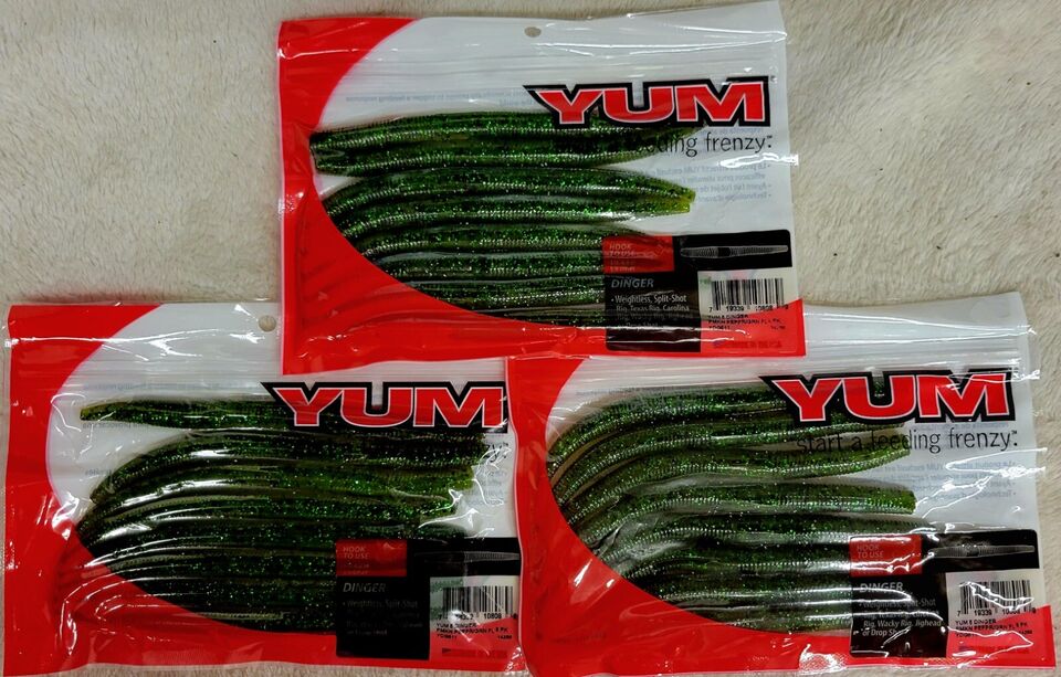 **LOT OF 3** Yum Dinger 5” 8 per Pack Choice of colors