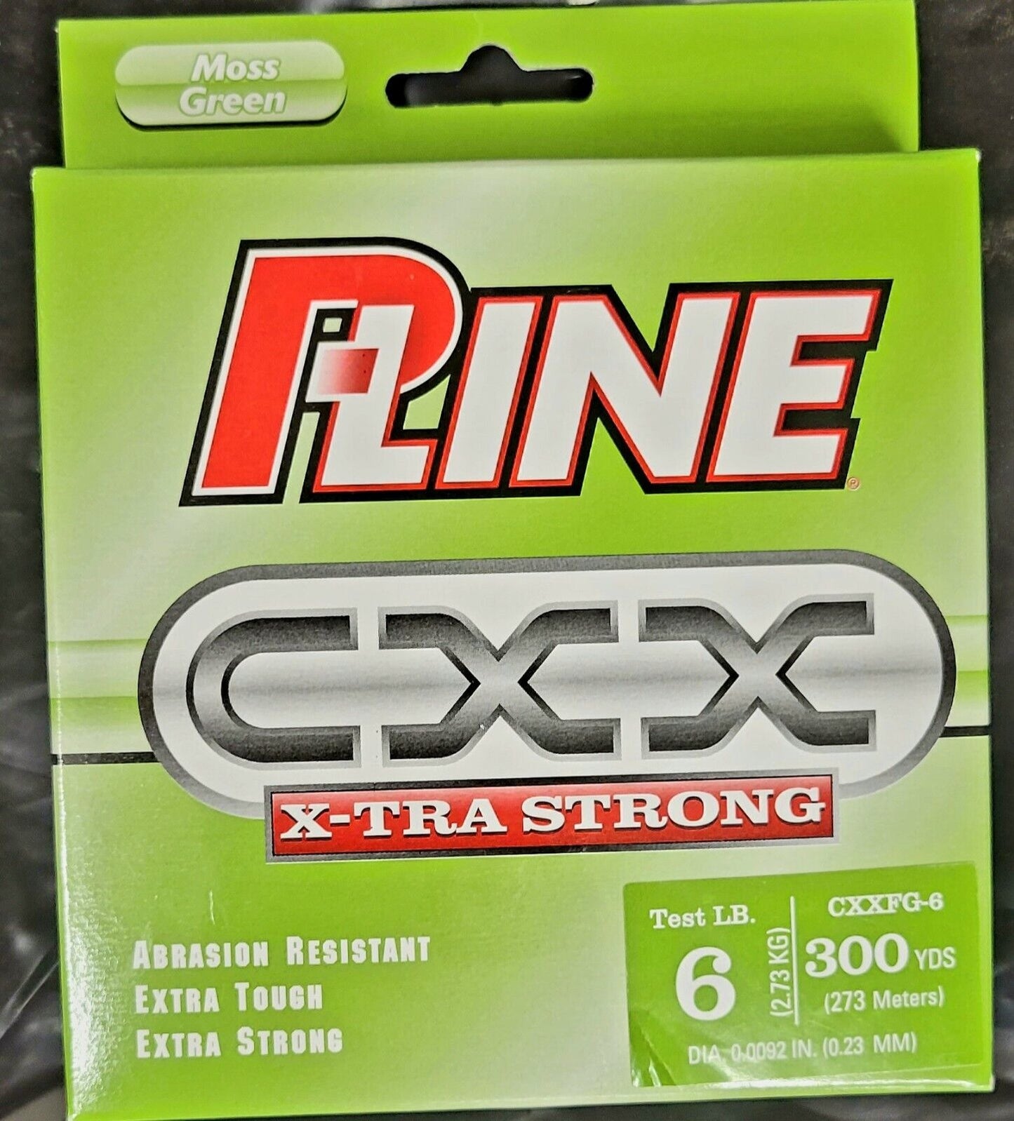 P-LINE CXX X-TRA STRONG COPOLYMER FISHING LINE 300YDS MOSS GREEN